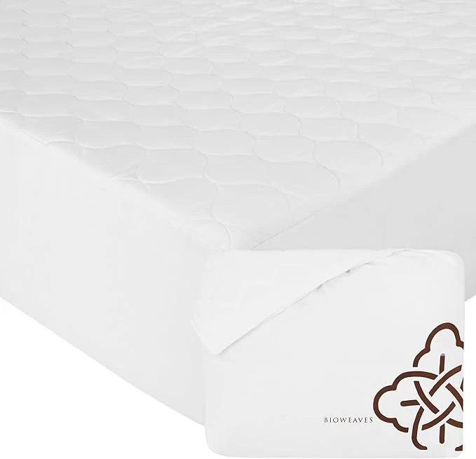 First-Class Bioweaves Organic Cotton Mattress Pad Cover GOTS Cooling 300GSM Classic
