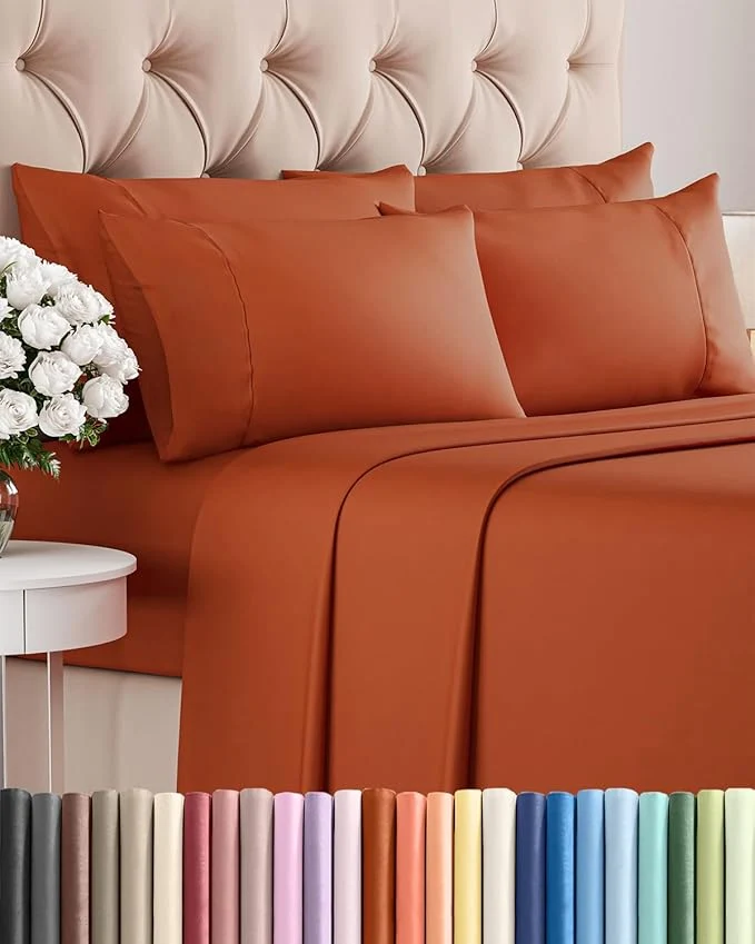 Versatile Queen Sheets Set 6 Piece Premium Material