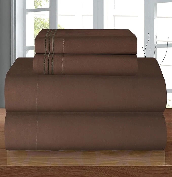 High-Performance Elegant Comfort Luxury Quality Microfiber 5-Piece 1500 Premium Hotel Sheet Responsible