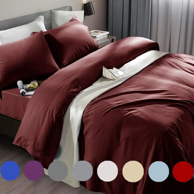 Relaxed SONORO KATE Bed Sheet Set Super Soft Microfiber 1800 Thread Count Luxury Genuine