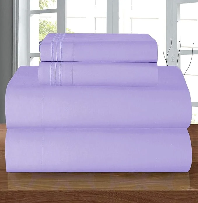 Smart Elegant Comfort Luxury 1500 Premium Hotel Quality Microfiber 5-Piece Sheet Set High-End
