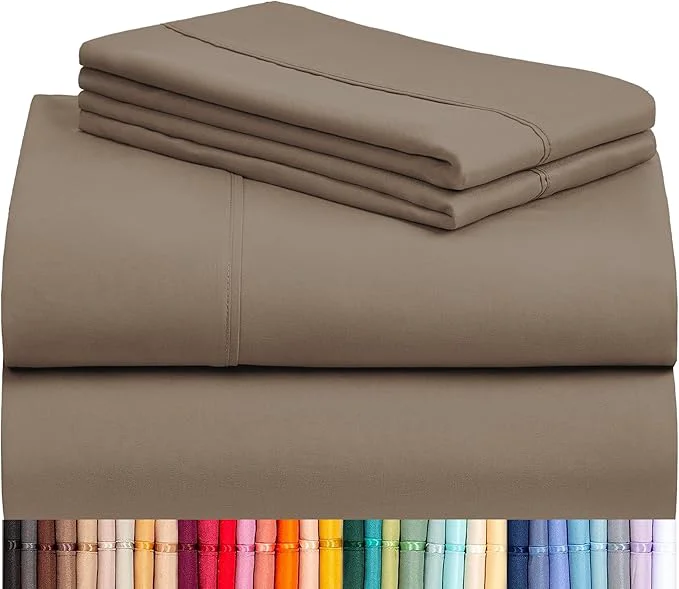 Superior LuxClub 4 PC Queen Sheet Set Breathable Luxury Bed Sheets Deep Pockets 18 Carefully Designed