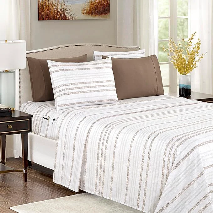Relaxed Elegant Comfort Softest and Coziest 6-Piece Sheet Set Modern