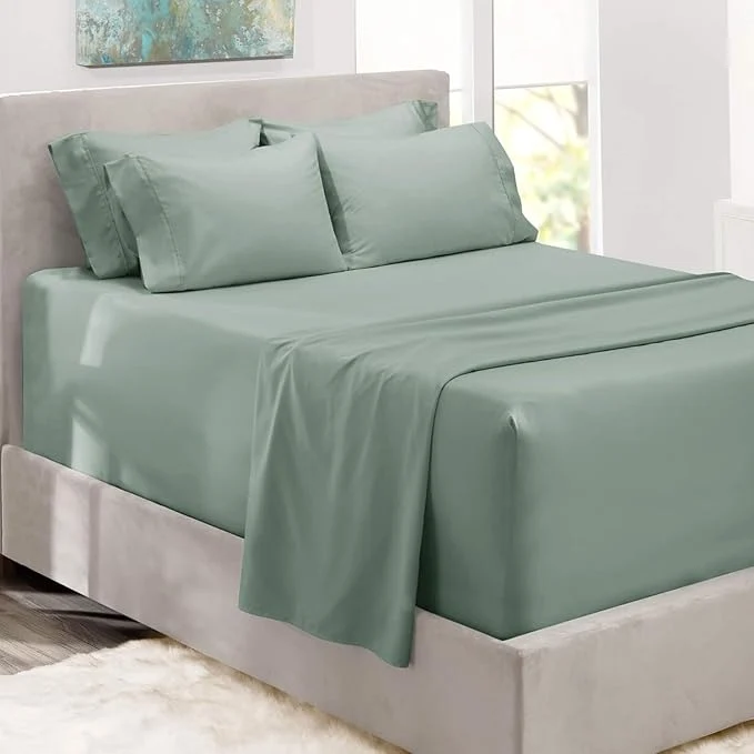 Responsible Hearth Harbor Bed Sheets Luxury Soft 6 Piece Bed Sheet Set Extra Deep Pocket Quality