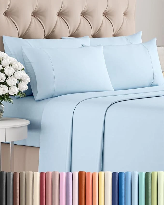 Fine Queen 6 Piece Sheet Set Breathable