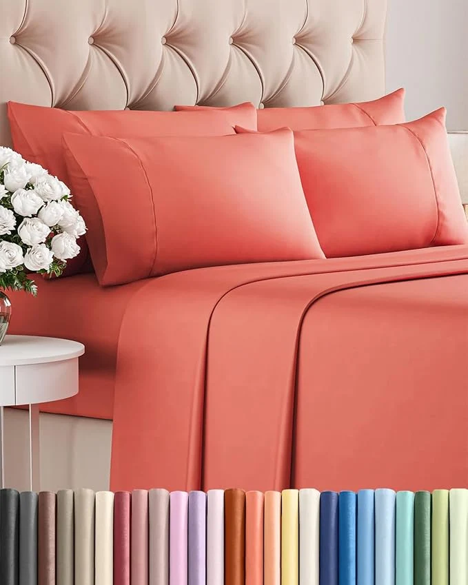 Top-Quality Full 6 Piece Sheet Set Traditional