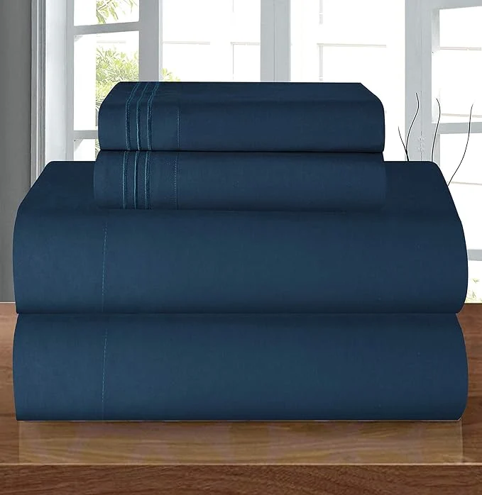 Prestigious Elegant Comfort Luxury 1500 Premium Hotel Quality Microfiber 4-Piece Sheet Set Consistent
