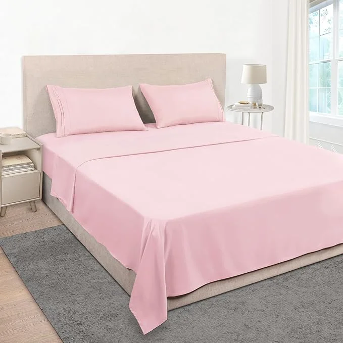 Sophisticated Mejoroom King Size Sheet Set First-Class