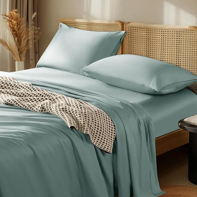 Unique LBRO2M 1000 Thread Count Egyptian Cotton Sheets Set Twin 3 Piece Sets Bed Specialty