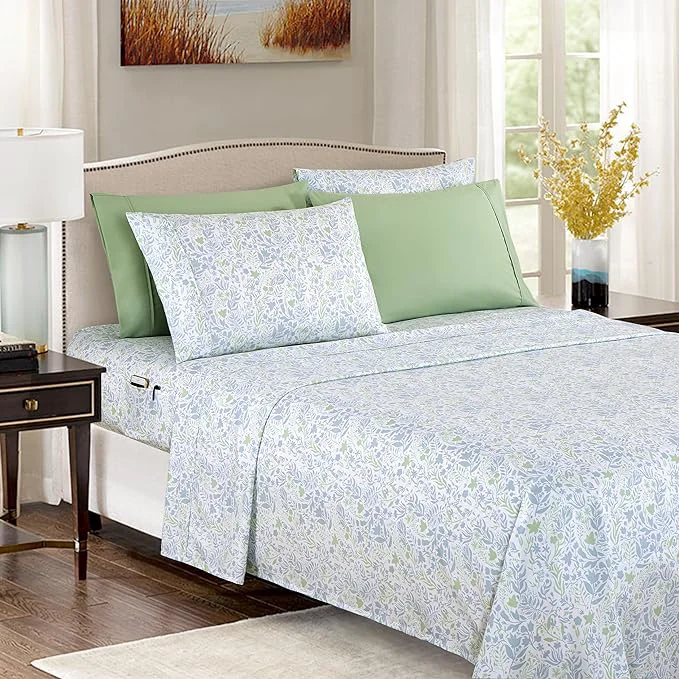Fine Crafted Elegant Comfort Softest and Coziest 6-Piece Sheet Set Durable