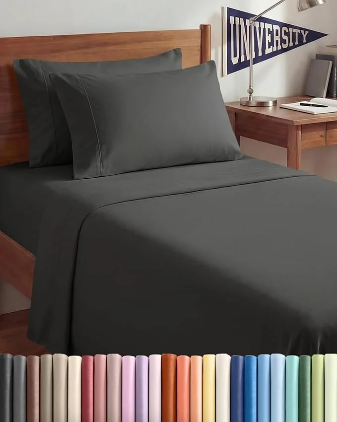 World-Class Twin XL 4 Piece Sheet Set Superior