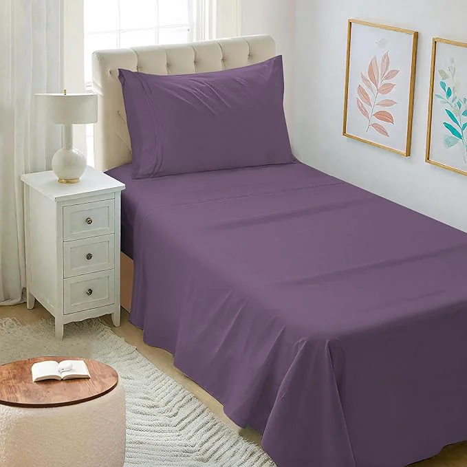 Breathable Mejoroom Twin XL Sheet Set Minimalist