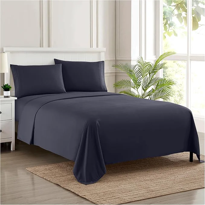 Effective Twin XL Sheets – Breathable Luxury Sheets – 1800 Supreme Collection Extra Soft Safe