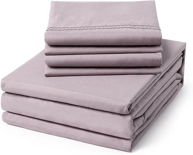 Solid ClevaHome Queen Size Sheet Set Top-Quality