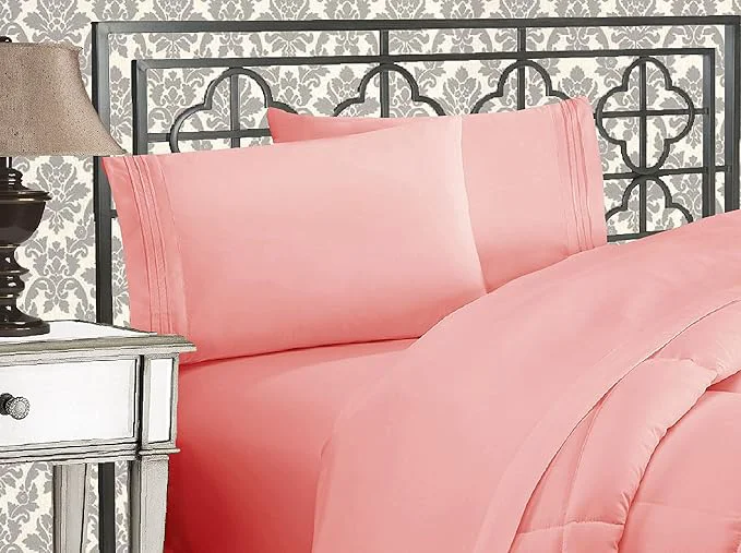 Top-Quality Elegant Comfort Luxurious 1500 Premium Hotel Quality Microfiber Three Line Functional