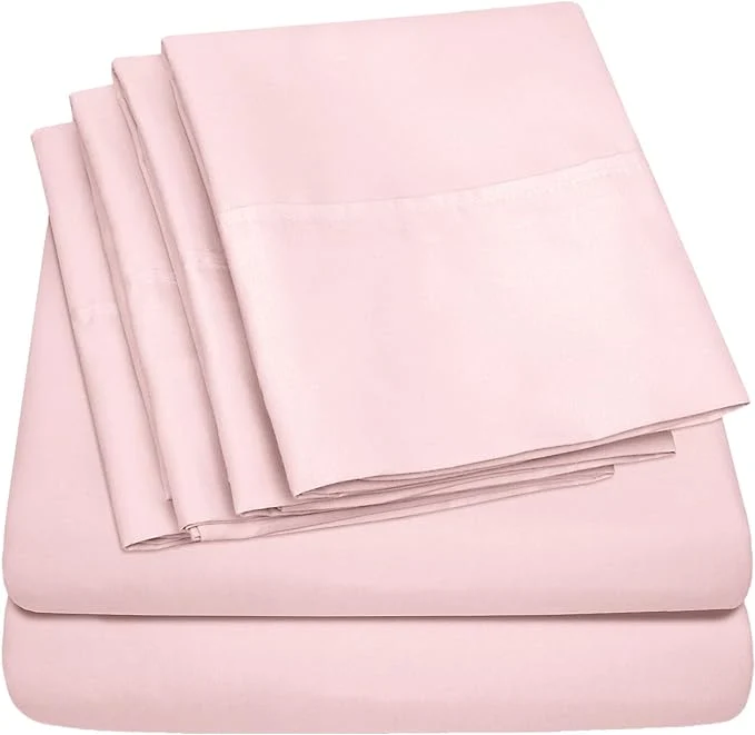 Green Sweet Home Collection 6 Piece 1500 Supreme Collection Brushed Microfiber Deep Relaxed