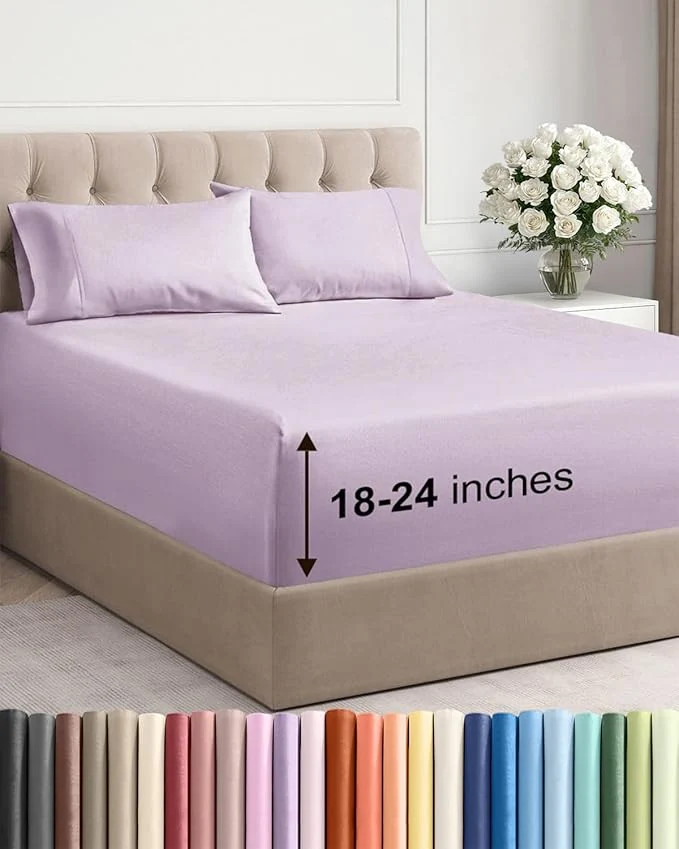 Practical Extra Deep King Sheet Set Lightweight