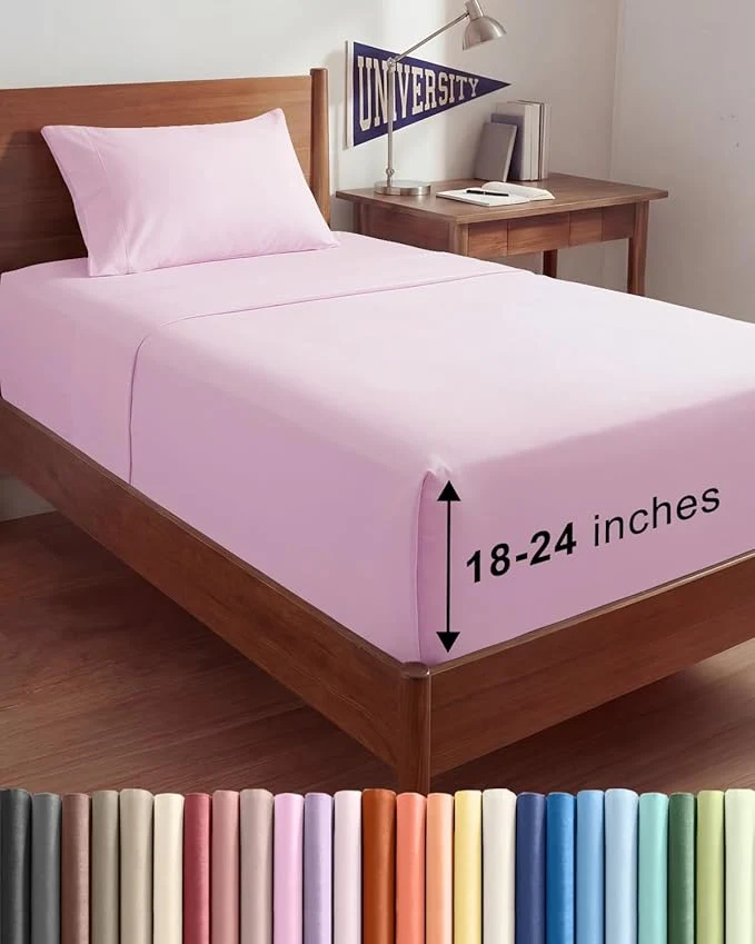 Convenient Extra Deep Twin XL Sheet Set Expertly Made