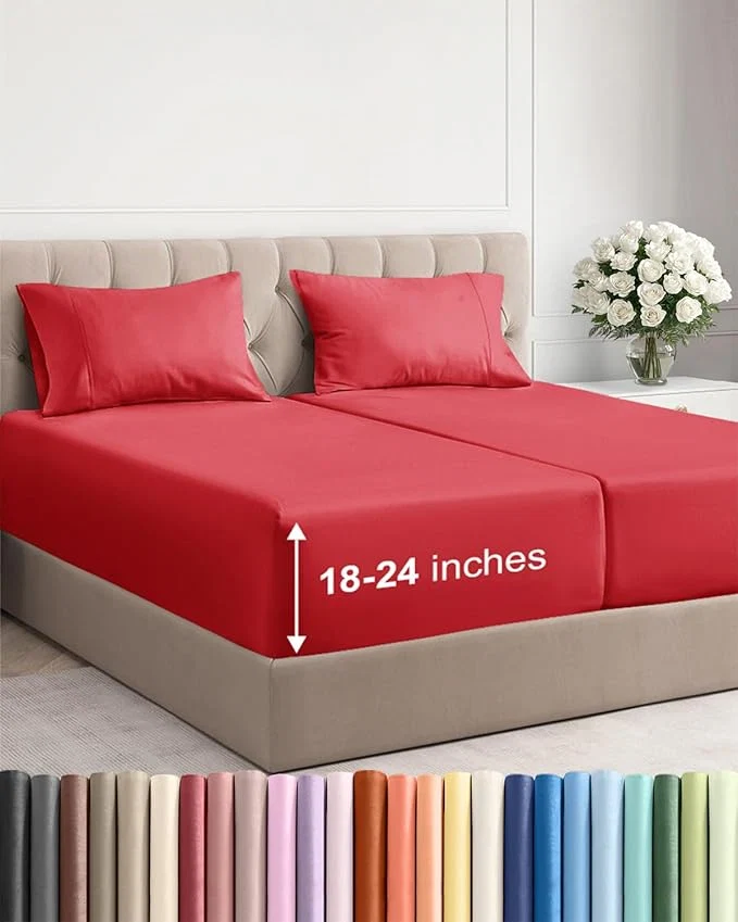Traditional Extra Deep Split King Sheet Set Effective