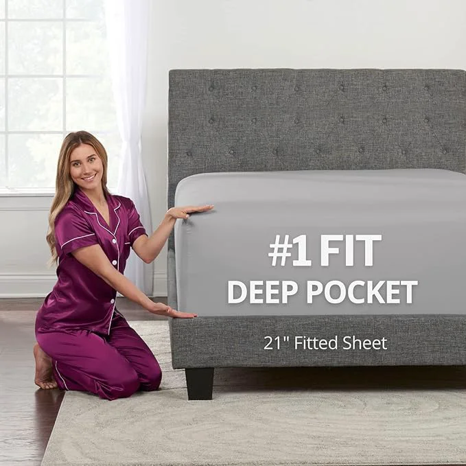 Carefully Designed Deep Pocket Full Size Fitted Sheet 21′ Full Size Deep Pocket Sheet ly Contemporary
