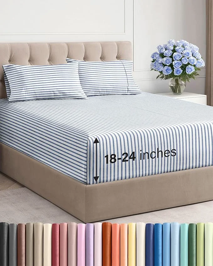 Clean Extra Deep Full Sheet Set Modern