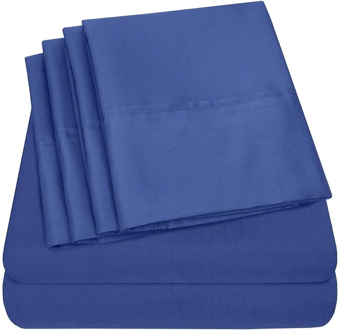 Official Sweet Home Collection 6 Piece 1500 Supreme Collection Brushed Microfiber Deep Superior