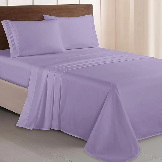 Organic Elegant Comfort Luxurious 1500 Premium Hotel Quality Microfiber Three Line Fast