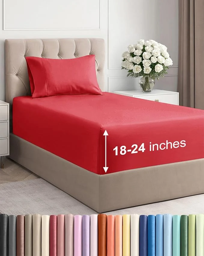 Dependable Extra Deep Twin Sheet Set Sustainable