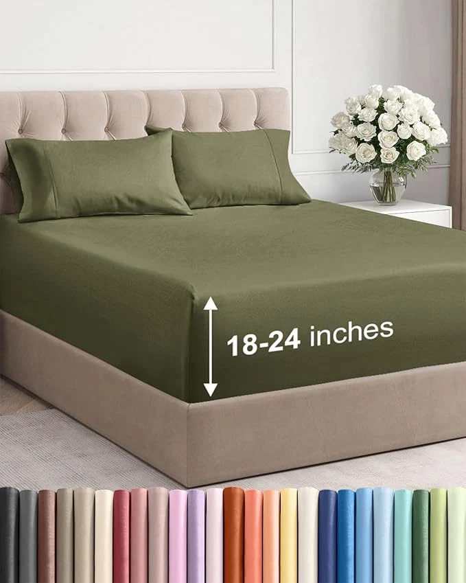 Crafted Extra Deep Queen Sheet Set Solid