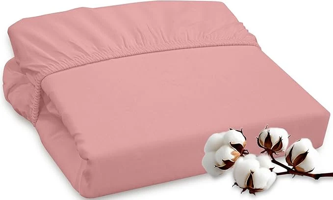 Proven ROYALE LINENS 300 Thread Count Long Staple Combed Cotton Fitted Sheet Twin Lightweight