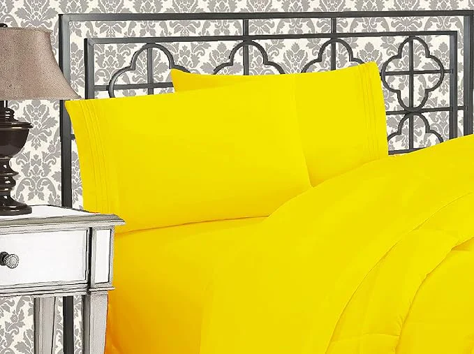 Eco-Friendly Elegant Comfort Luxurious 1500 Premium Hotel Quality Microfiber Three Line Classic