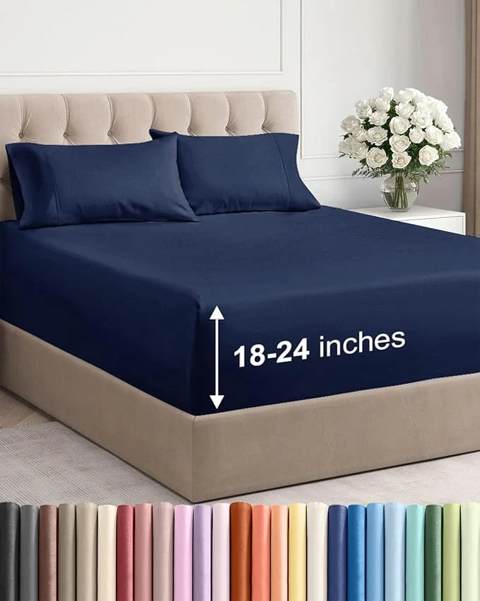 Reliable Extra Deep Queen Sheet Set Green