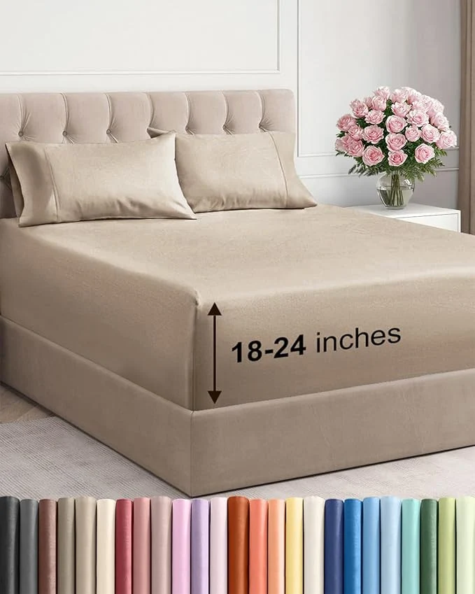 Responsible Extra Deep Queen Sheet Set Safe