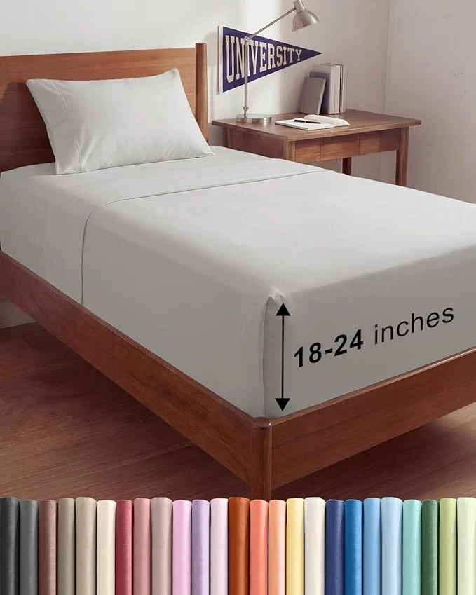Elegant Extra Deep Twin XL Sheet Set Practical