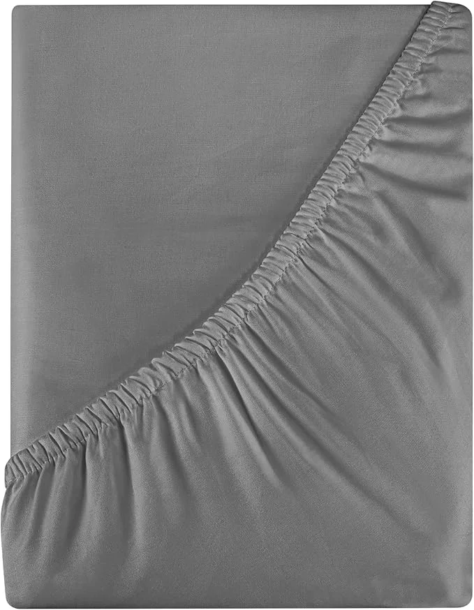 Superior Royale Linen 400 Thread Count American Grown Cotton Fitted Sheet Twin Size Unique