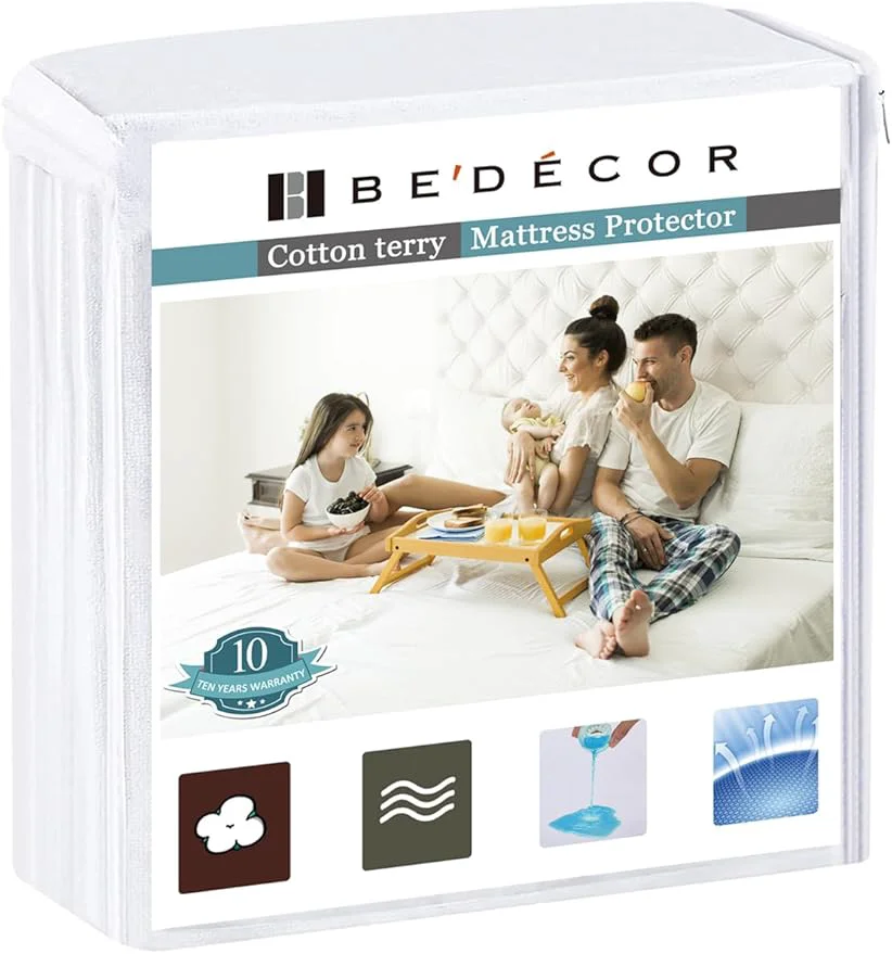 Classic Bedecor Full Waterproof Mattress Protector Pee and Bed Wetting Protection Cover Genuine