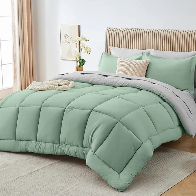Contemporary Sasttie Twin XL Comforter Set 5 Pieces Reversible Twin XL Bed in a Bag Optimized