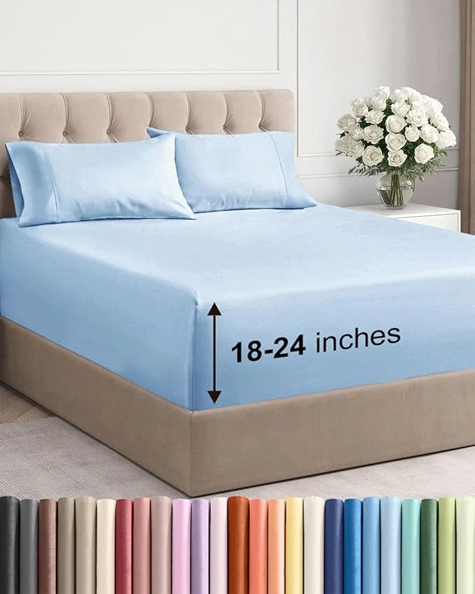 Convenient Extra Deep Full Sheet Set Comfortable