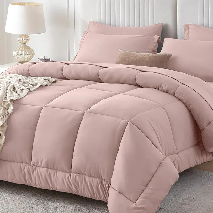 Artisan Sasttie California King Comforter Set 7 Pieces Cal King Bed in a Bag Complete Exclusive