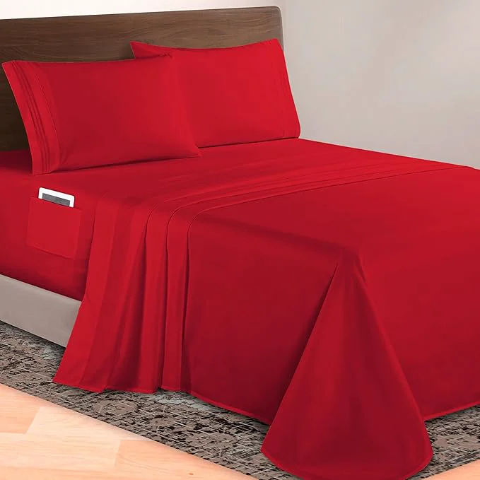 Superior Elegant Comfort Luxurious 1500 Premium Hotel Quality Microfiber 4-Piece Sheet