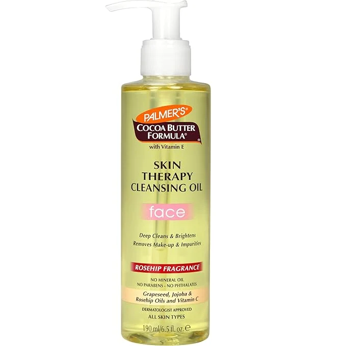 Pure Palmer’s Cocoa Butter Formula Skin Therapy Cleansing Oil Gentle Makeup Remover Efficient