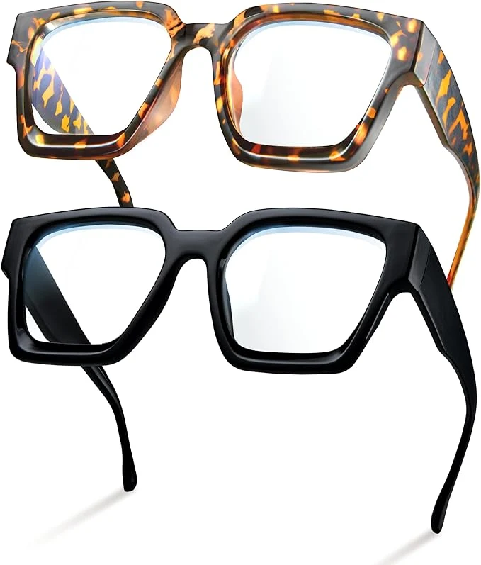 Green livho Oversized Eyewear Frame for Woman and Men Superior