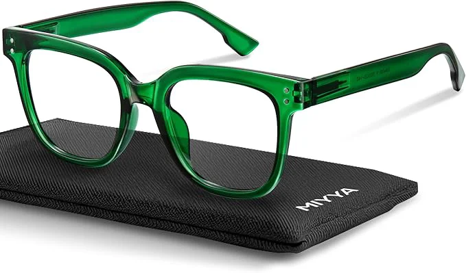 Stylish miyya Blue Light Glasses for Women Men – Oversized UV Blue Light Blocker Healthy