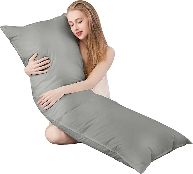 Effective Goose Down Body Pillows for Adults Large Body Pillow for Side Sleeper Sustainable