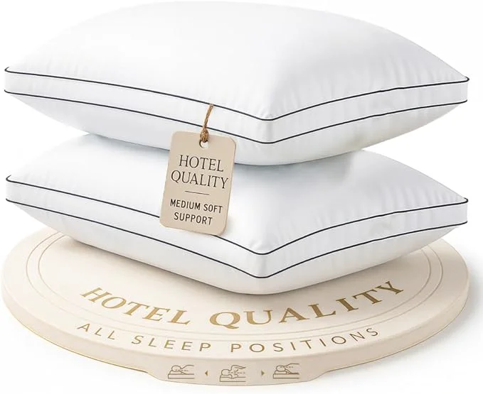 Practical Lane Linen King Size Pillows Set of 2 Contemporary