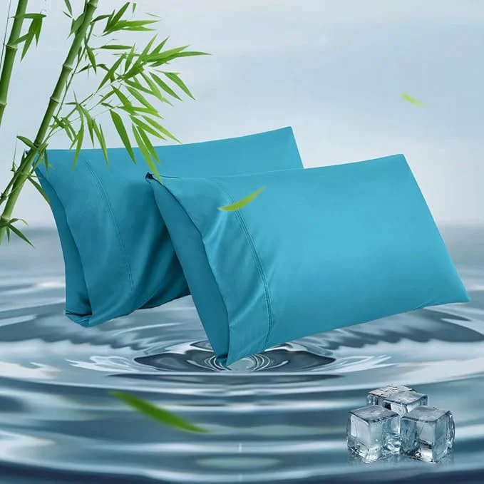 Dependable King Pillowcases Cooling Viscose from Bamboo Pillow Covers Fine Crafted