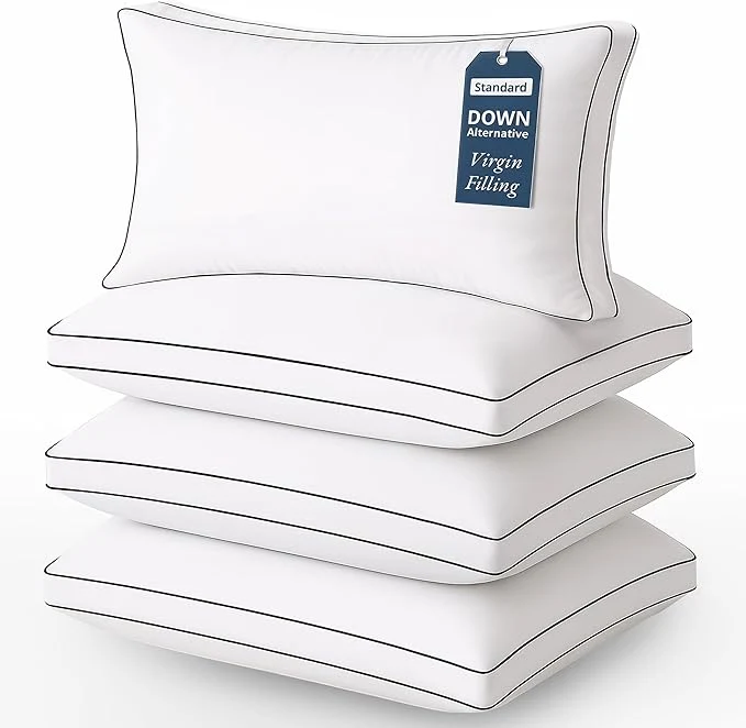 Exceptional LANE LINEN Pillows Standard Size Set of 4 High-Grade