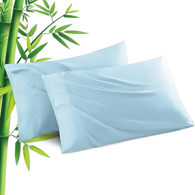 Elite Pillowcases King Size 2 Pack Cooling Viscose from Bamboo Pillow Cases Dependable