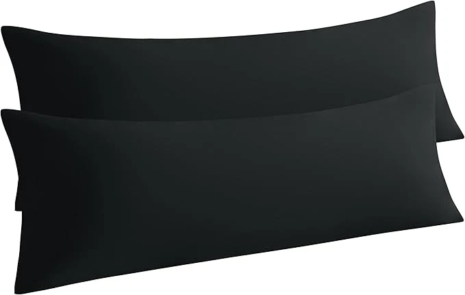 Dependable NTBAY Body Pillow Cases Set of 2 2 Pack Brushed Microfiber 20×54 Pillow Cases Healthy