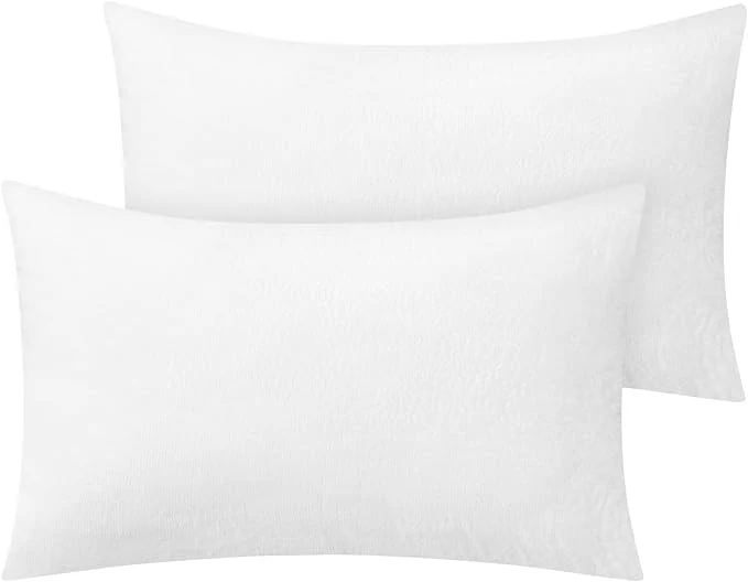 Flexible BEDELITE Flannel Pillow Cases Queen Size Set of 2 Super Soft Fleece Pillowcases Easy-to-Use